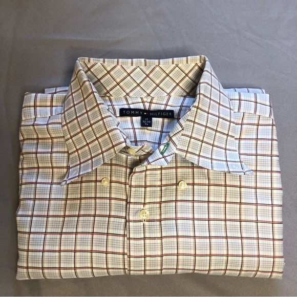 Tommy Hilfiger Plaid Button Down Shirt Size XL - Picture 2 of 6